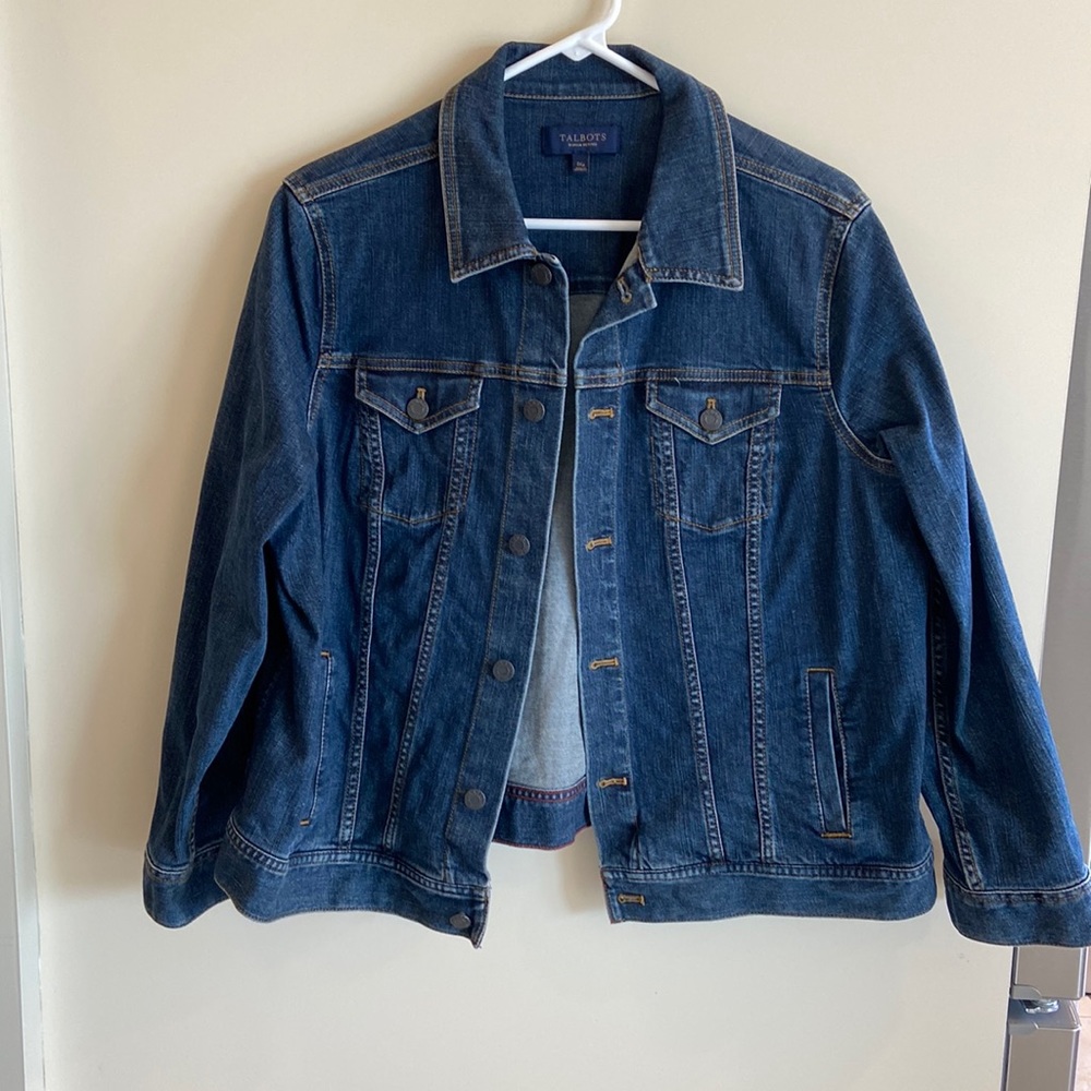 Talbots Jean Jacket